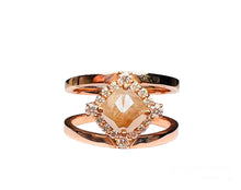 Load image into Gallery viewer, Peach Diamond Ring