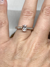 Load image into Gallery viewer, Light Pink Sapphire and Diamond Ring