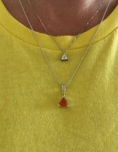 Load image into Gallery viewer, Fire Opal and Yellow Sapphire Necklace