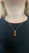 Load image into Gallery viewer, Fire Opal and Yellow Sapphire Necklace