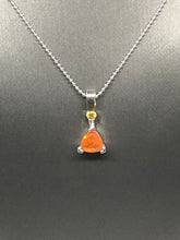 Load image into Gallery viewer, Fire Opal and Yellow Sapphire Necklace