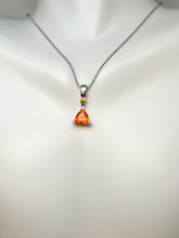 Load image into Gallery viewer, Fire Opal and Yellow Sapphire Necklace