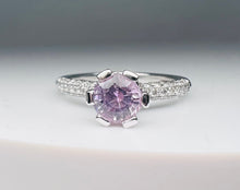 Load image into Gallery viewer, Lavender Sapphire Wedding Set