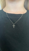 Load image into Gallery viewer, Diamond Cross Necklace
