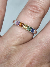 Load image into Gallery viewer, Sapphire Rainbow Ring
