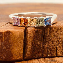 Load image into Gallery viewer, Sapphire Rainbow Ring
